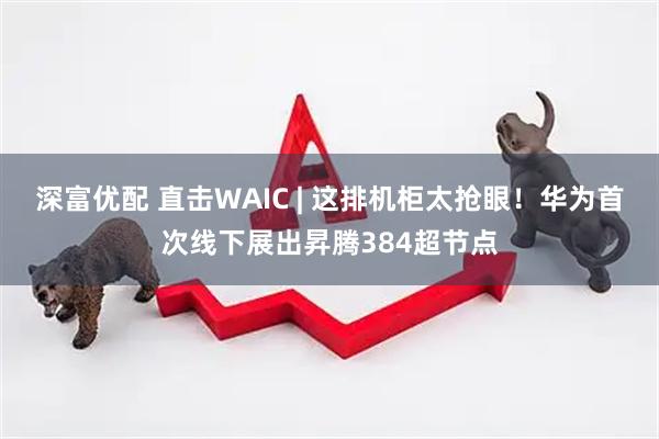 深富优配 直击WAIC | 这排机柜太抢眼！华为首次线下展出昇腾384超节点