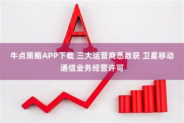牛点策略APP下载 三大运营商悉数获 卫星移动通信业务经营许可