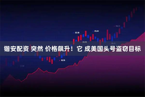 锴安配资 突然 价格飙升！它 成美国头号盗窃目标